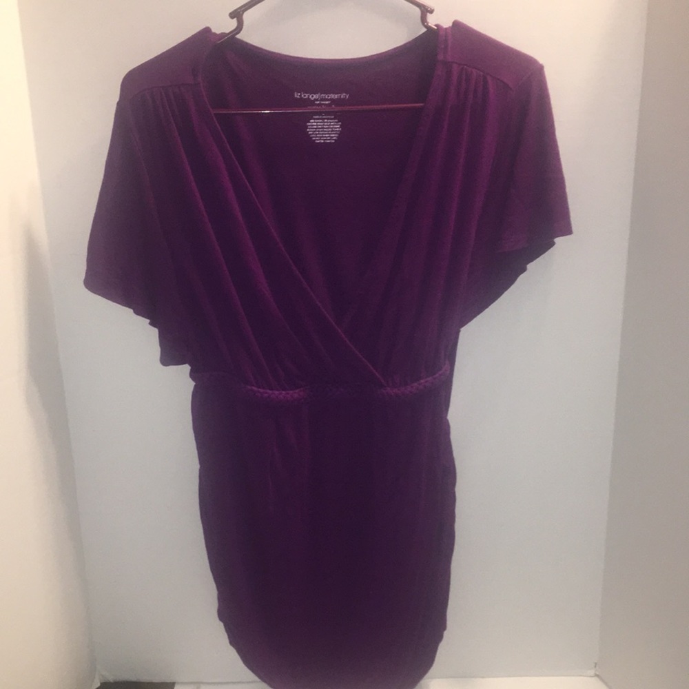 LIZ LANGE MATERNITY TOP SIZE L